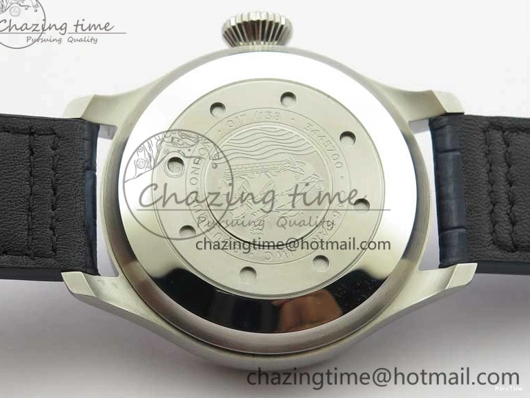 MIROTIME 0116 Supportive Big Pilot IW501008 “Boutique London” SS ZF Best Edition Blue Dial on Blue Leather Strap A 7106